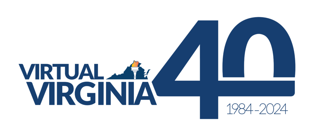 Virtual Virginia 40th Anniversary logo
